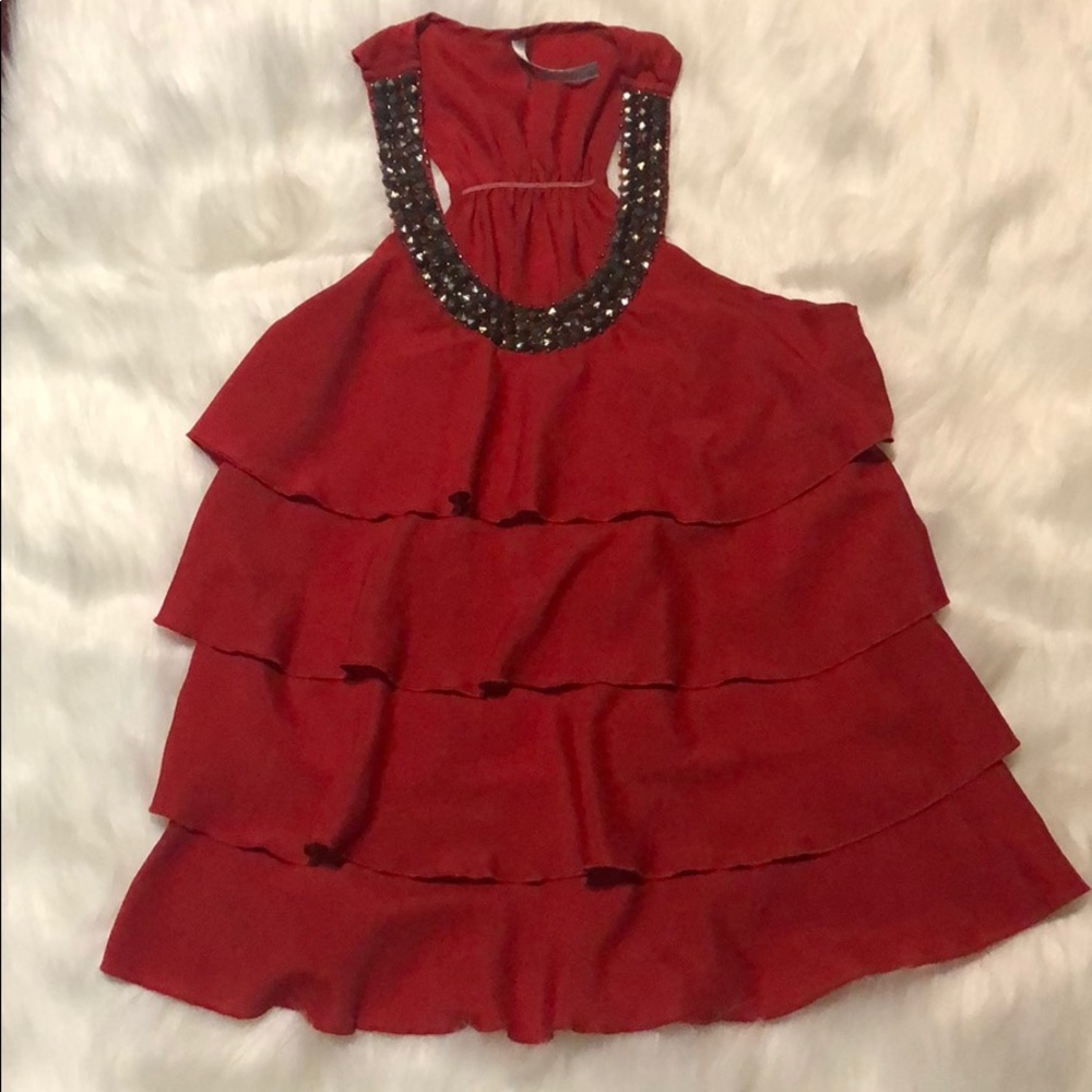 Red blouse for the holidays!